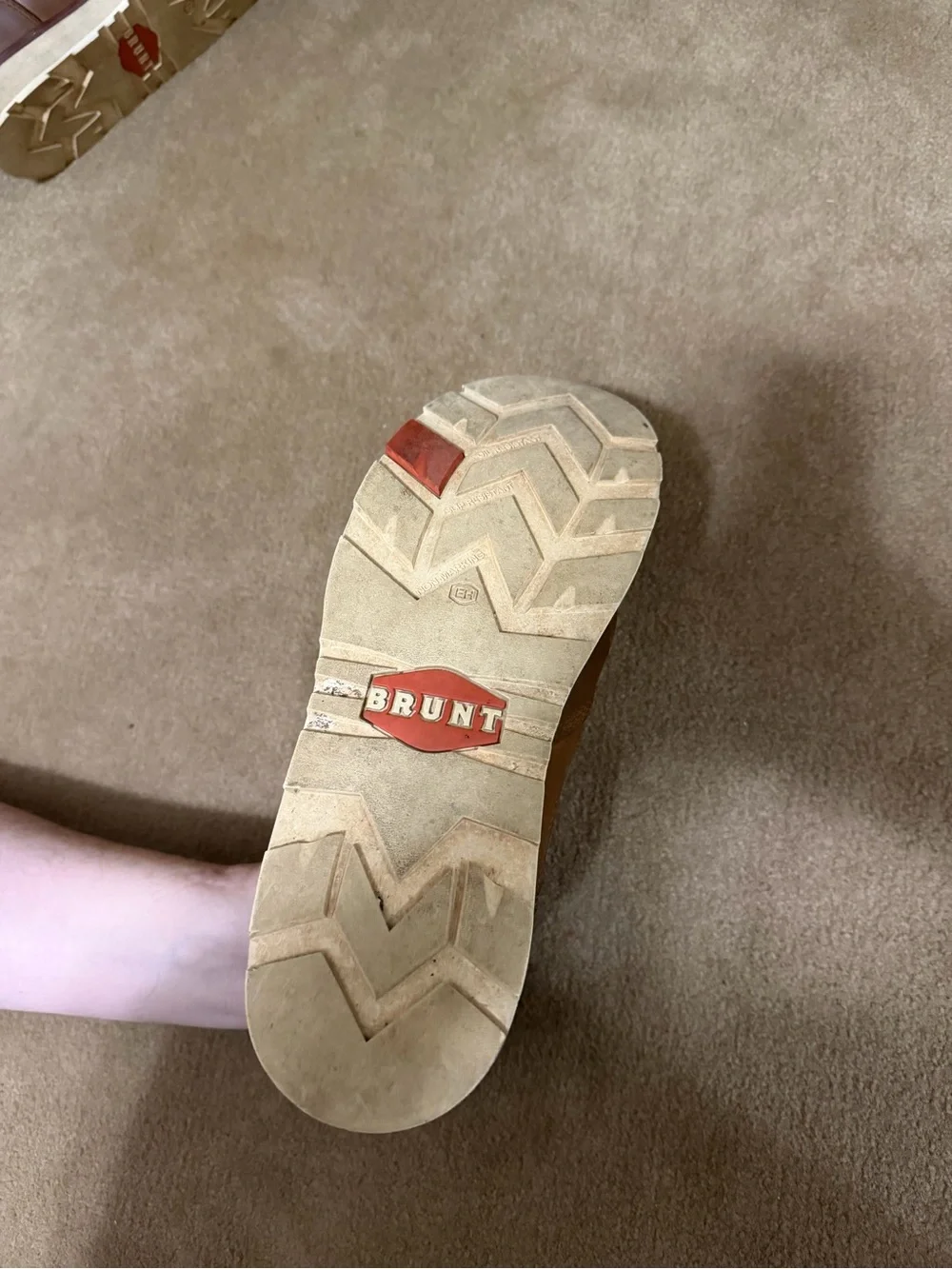 Men's Brunt soft toe boots